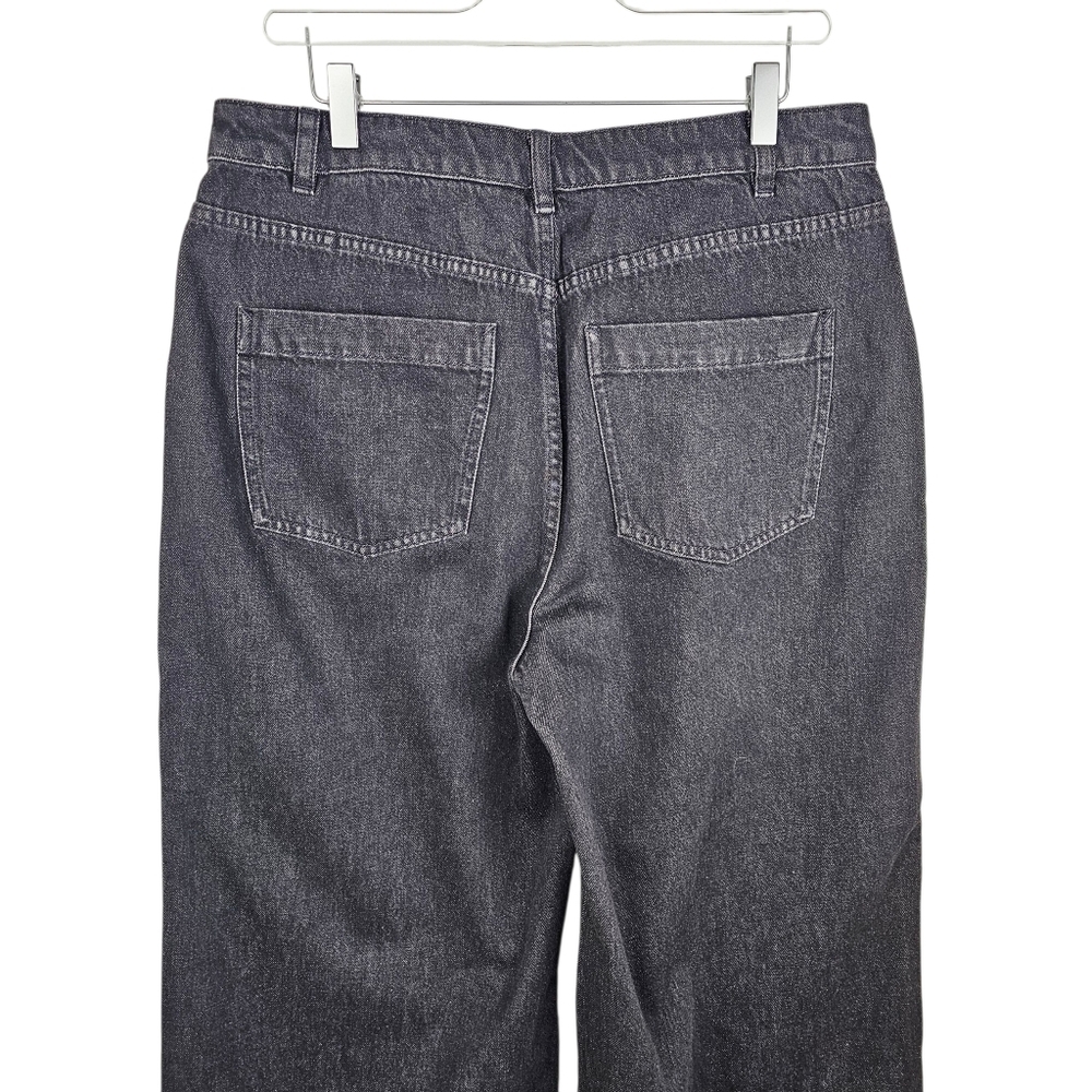 Vince Cotton Utility Crop Wide Leg Jeans NWT - Picture 9 of 15